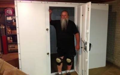 Preparedness, Doomsday and Survivalist Preppers take cover with a Storm Shelter – Panic Room – Gun Safe – Property Vault by Tornado Alley Armor Safe Rooms