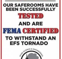 FEMA doesn’t “certify” safe rooms, storm shelters, or tornado shelters. Don’t believe everything you read on the internet