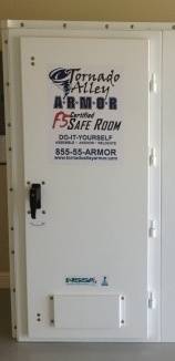 About the Tornado Shelter Door- a FEMA 320 Compliant EF-5 rated above ground tornado shelter door by Tornado Alley Armor Safe Rooms
