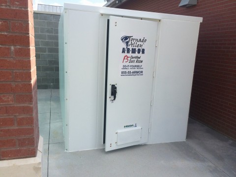 Need a tornado safe room for your employees? Call Tornado Alley Armor Safe Rooms!