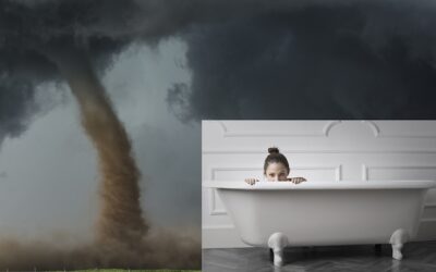 Is it safe to hide in a bathtub during a tornado?